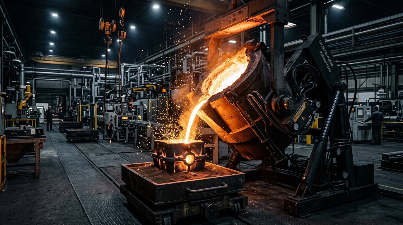 PT ZAP High-Tech Automated Induction Foundry Pouring